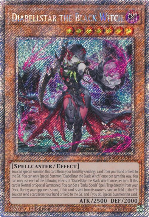 Diabellstar the Black Witch (Platinum Secret Rare) [RA03-EN032] Platinum Secret Rare | Exor Games Truro
