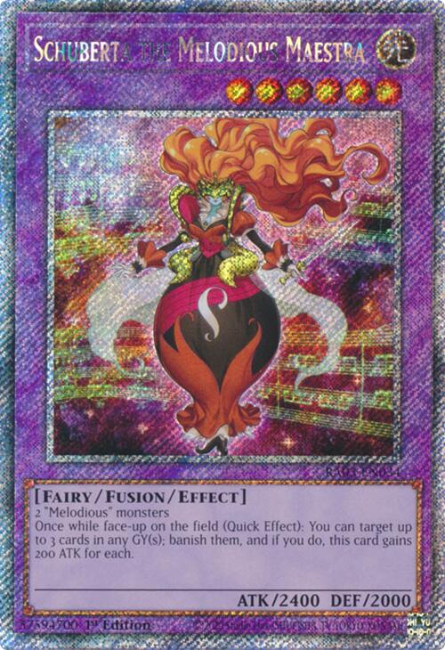 Schuberta the Melodious Maestra (Platinum Secret Rare) [RA03-EN034] Platinum Secret Rare | Exor Games Truro