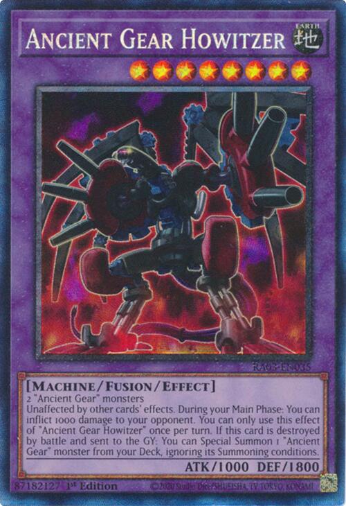 Ancient Gear Howitzer (CR) [RA03-EN035] Prismatic Collector's Rare | Exor Games Truro