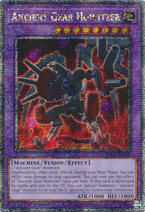 Ancient Gear Howitzer (Quarter Century Secret Rare) [RA03-EN035] Quarter Century Secret Rare | Exor Games Truro