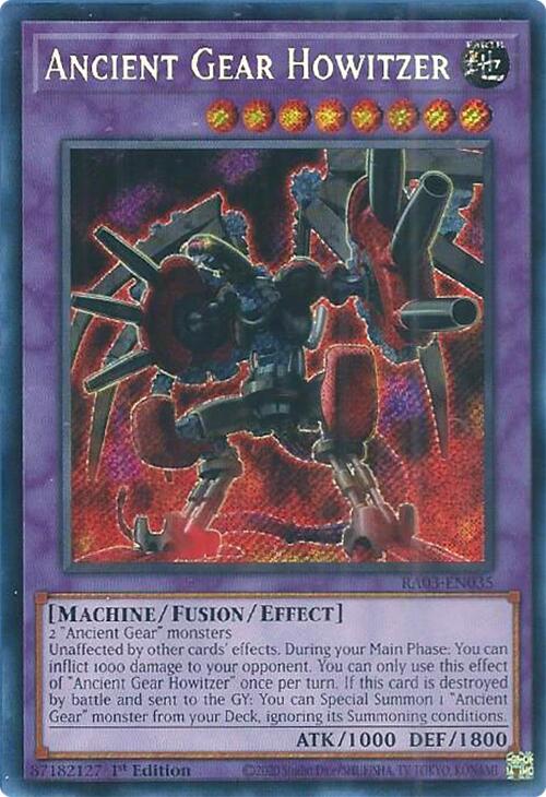 Ancient Gear Howitzer (Secret Rare) [RA03-EN035] Secret Rare | Exor Games Truro