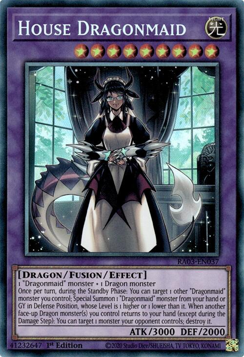 House Dragonmaid (CR) [RA03-EN037] Prismatic Collector's Rare | Exor Games Truro