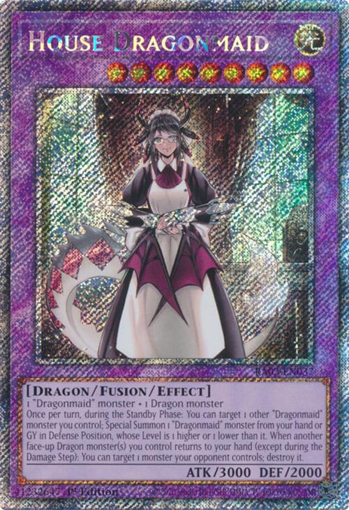 House Dragonmaid (Platinum Secret Rare) [RA03-EN037] Platinum Secret Rare | Exor Games Truro