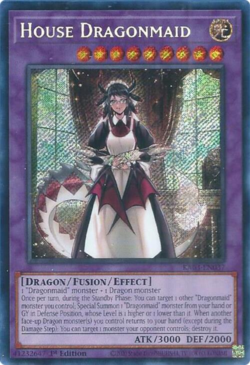 House Dragonmaid (Secret Rare) [RA03-EN037] Secret Rare | Exor Games Truro