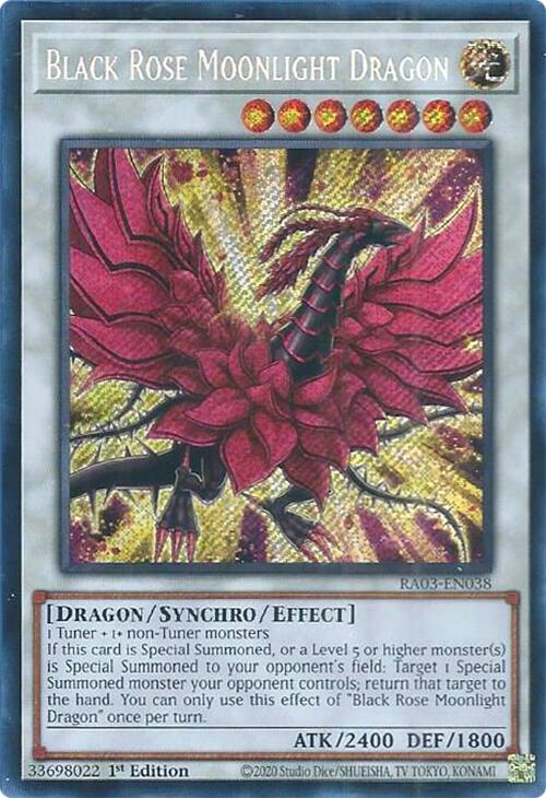 Black Rose Moonlight Dragon (Secret Rare) [RA03-EN038] Secret Rare | Exor Games Truro