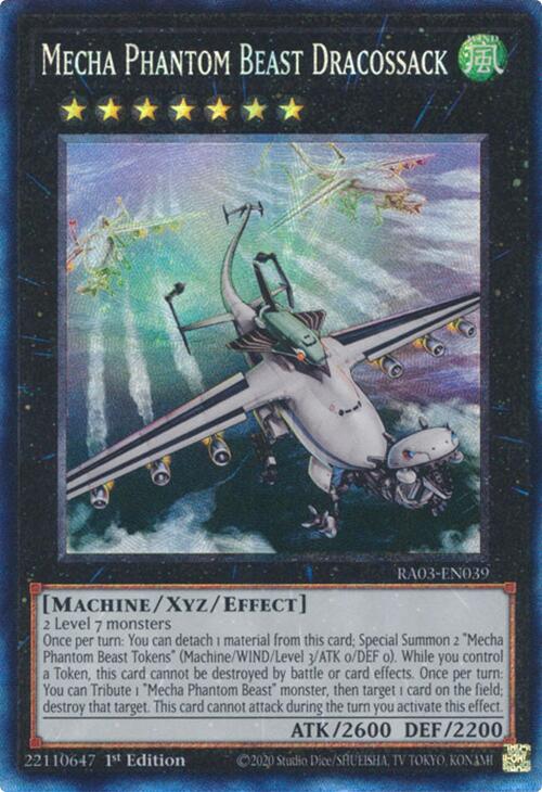 Mecha Phantom Beast Dracossack (CR) [RA03-EN039] Prismatic Collector's Rare | Exor Games Truro