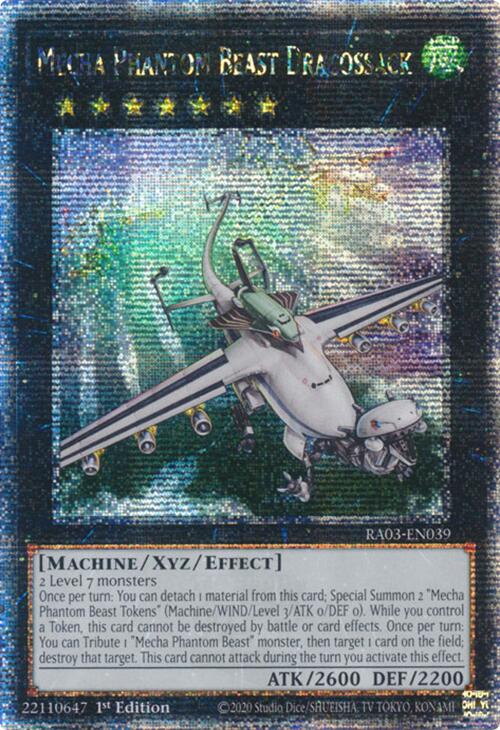 Mecha Phantom Beast Dracossack (Quarter Century Secret Rare) [RA03-EN039] Quarter Century Secret Rare | Exor Games Truro