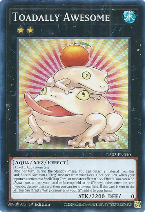 Toadally Awesome [RA03-EN040] Super Rare | Exor Games Truro