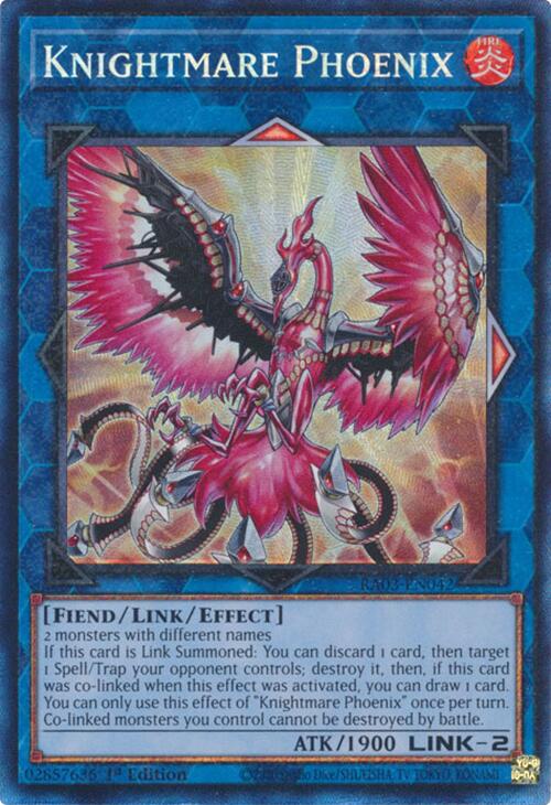 Knightmare Phoenix (CR) [RA03-EN042] Prismatic Collector's Rare | Exor Games Truro