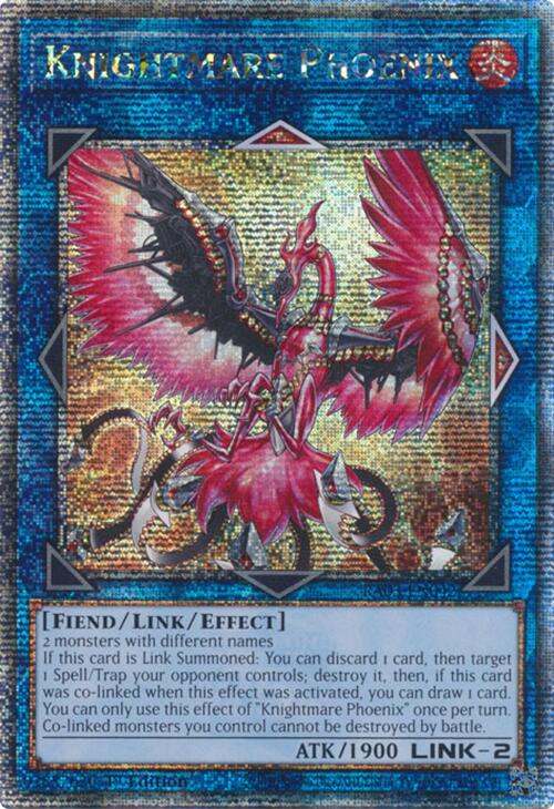 Knightmare Phoenix (Quarter Century Secret Rare) [RA03-EN042] Quarter Century Secret Rare | Exor Games Truro