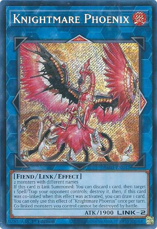 Knightmare Phoenix (Secret Rare) [RA03-EN042] Secret Rare | Exor Games Truro