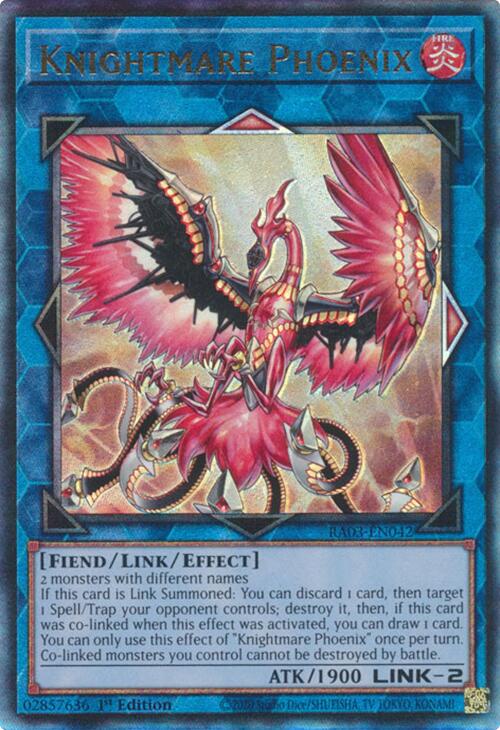 Knightmare Phoenix (UTR) [RA03-EN042] Prismatic Ultimate Rare | Exor Games Truro