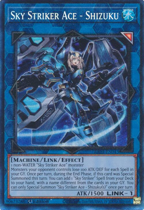 Sky Striker Ace - Shizuku (CR) [RA03-EN043] Prismatic Collector's Rare | Exor Games Truro