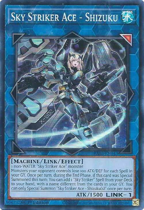 Sky Striker Ace - Shizuku [RA03-EN043] Super Rare | Exor Games Truro