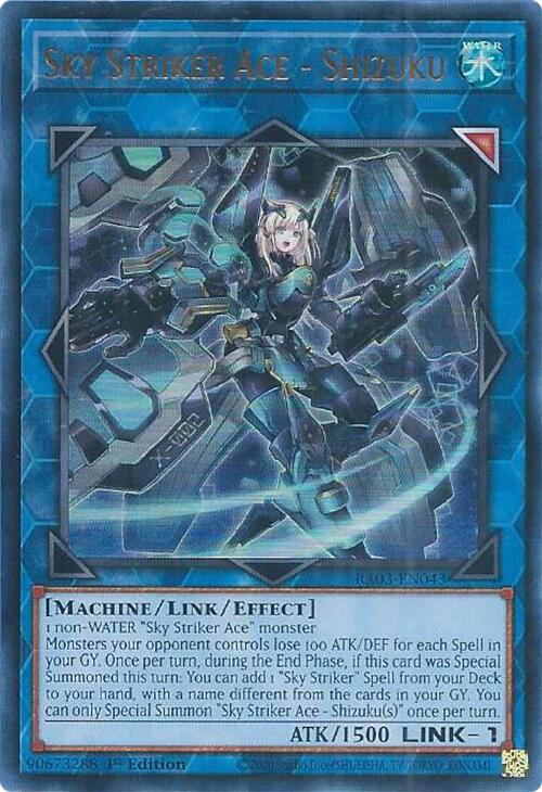 Sky Striker Ace - Shizuku (UR) [RA03-EN043] Ultra Rare | Exor Games Truro