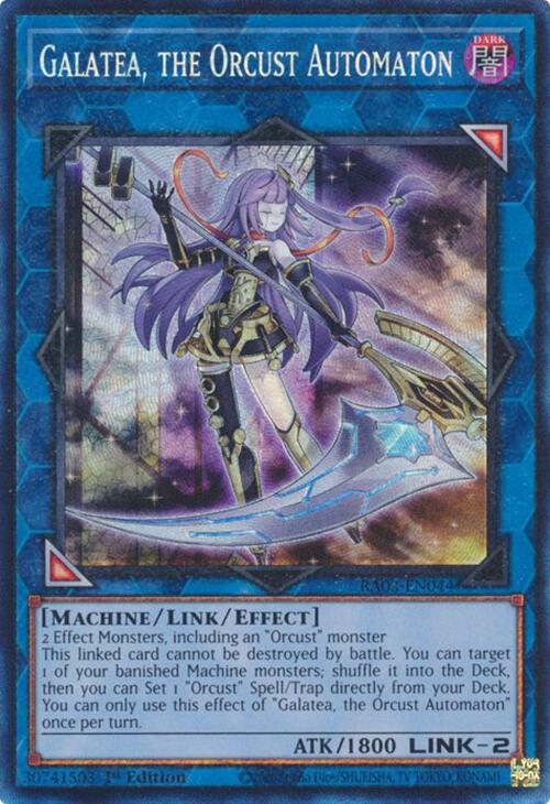 Galatea, the Orcust Automaton (CR) [RA03-EN044] Prismatic Collector's Rare | Exor Games Truro