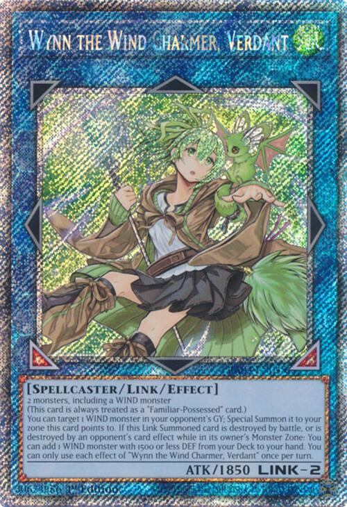 Wynn the Wind Charmer, Verdant (Platinum Secret Rare) [RA03-EN045] Platinum Secret Rare | Exor Games Truro