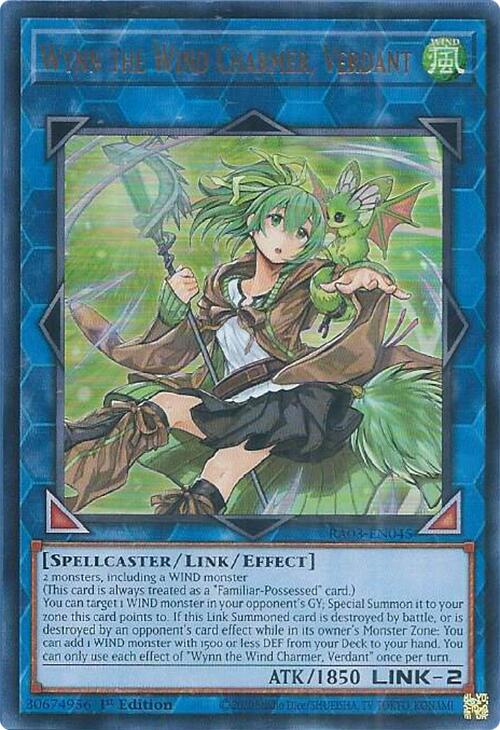 Wynn the Wind Charmer, Verdant (UR) [RA03-EN045] Ultra Rare | Exor Games Truro