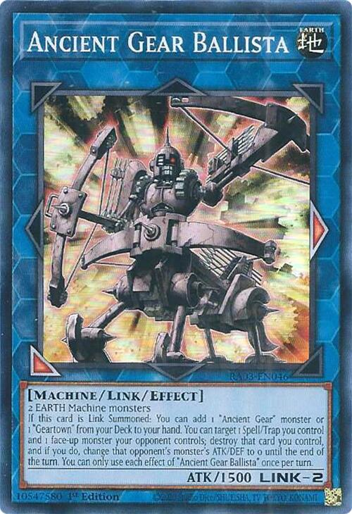 Ancient Gear Ballista [RA03-EN046] Super Rare | Exor Games Truro