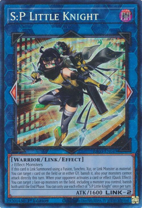 S:P Little Knight (CR) [RA03-EN049] Prismatic Collector's Rare | Exor Games Truro
