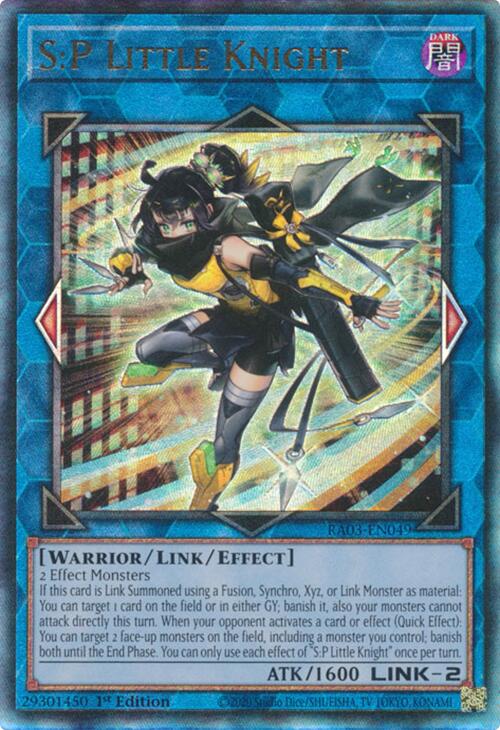 S:P Little Knight (UTR) [RA03-EN049] Prismatic Ultimate Rare | Exor Games Truro