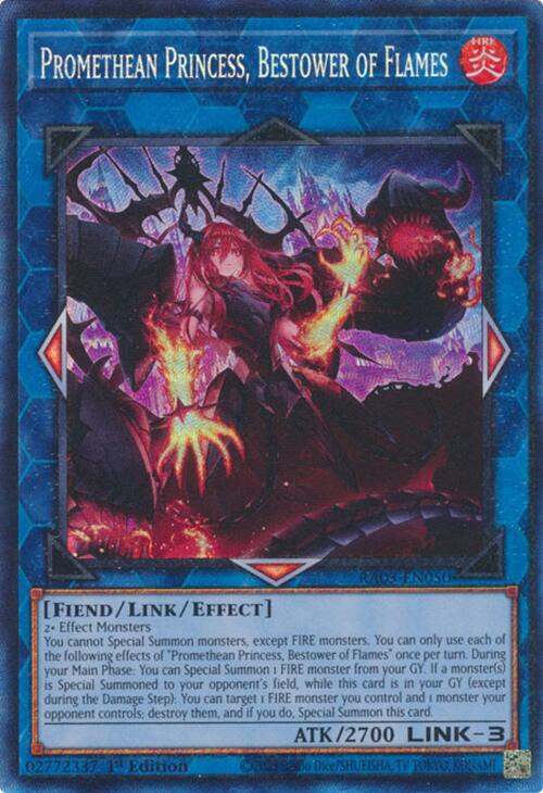 Promethean Princess, Bestower of Flames (CR) [RA03-EN050] Prismatic Collector's Rare | Exor Games Truro