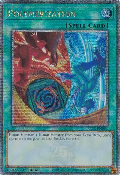 Polymerization (Quarter Century Secret Rare) [RA03-EN051] Quarter Century Secret Rare | Exor Games Truro