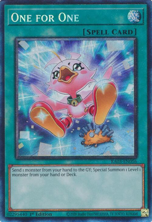 One for One (CR) [RA03-EN056] Prismatic Collector's Rare | Exor Games Truro
