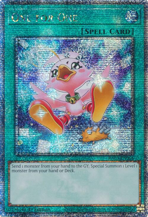 One for One (Alternate Art) (Quarter Century Secret Rare) [RA03-EN056] Quarter Century Secret Rare | Exor Games Truro