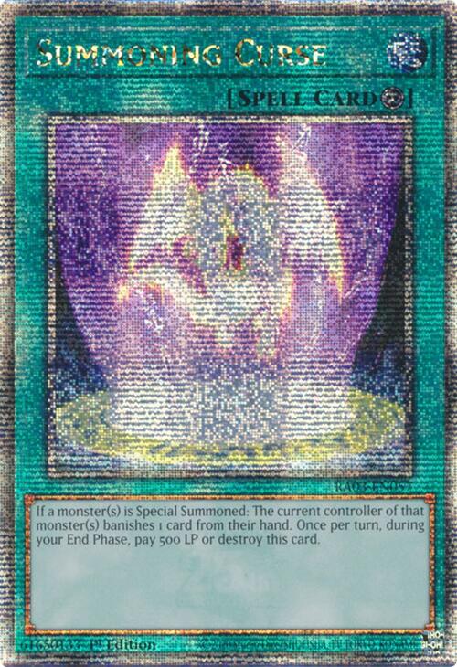 Summoning Curse (Quarter Century Secret Rare) [RA03-EN057] Quarter Century Secret Rare | Exor Games Truro