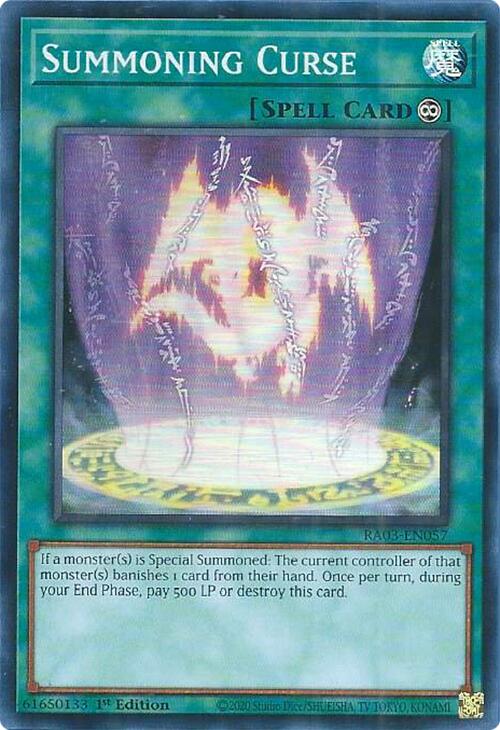 Summoning Curse [RA03-EN057] Super Rare | Exor Games Truro