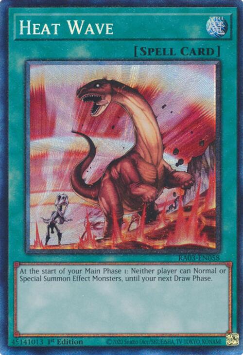 Heat Wave (CR) [RA03-EN058] Prismatic Collector's Rare | Exor Games Truro
