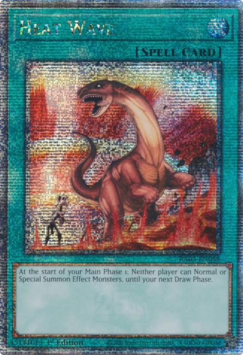 Heat Wave (Quarter Century Secret Rare) [RA03-EN058] Quarter Century Secret Rare | Exor Games Truro