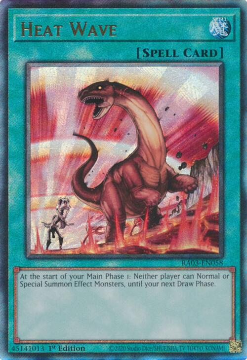Heat Wave (UTR) [RA03-EN058] Prismatic Ultimate Rare | Exor Games Truro
