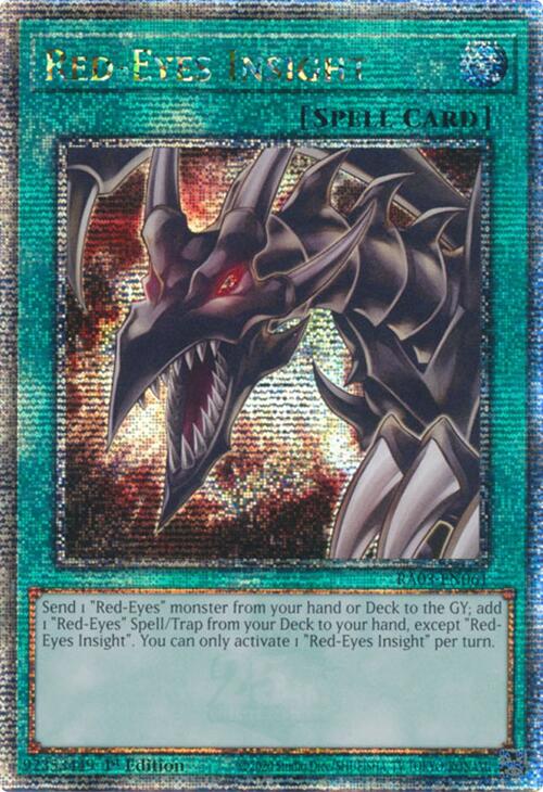 Red-Eyes Insight (Quarter Century Secret Rare) [RA03-EN061] Quarter Century Secret Rare | Exor Games Truro