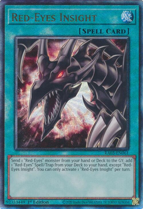 Red-Eyes Insight (UTR) [RA03-EN061] Prismatic Ultimate Rare | Exor Games Truro