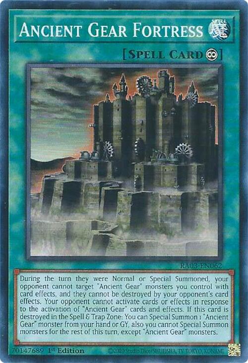 Ancient Gear Fortress [RA03-EN062] Super Rare | Exor Games Truro