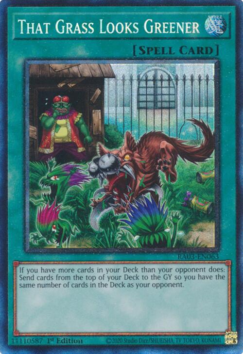 That Grass Looks Greener (CR) [RA03-EN063] Prismatic Collector's Rare | Exor Games Truro