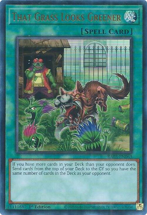 That Grass Looks Greener (UR) [RA03-EN063] Ultra Rare | Exor Games Truro