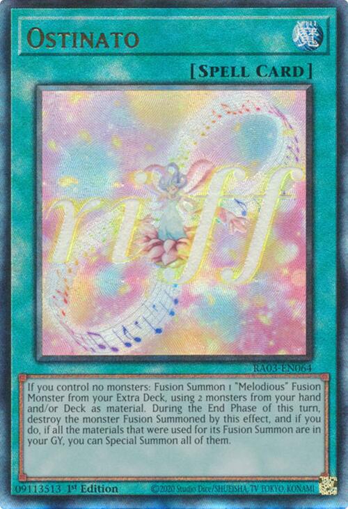 Ostinato (UTR) [RA03-EN064] Prismatic Ultimate Rare | Exor Games Truro