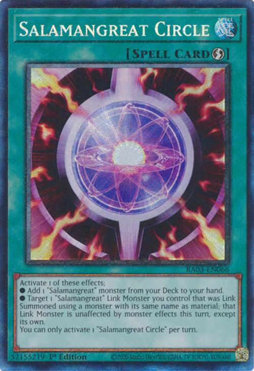 Salamangreat Circle (CR) [RA03-EN066] Prismatic Collector's Rare | Exor Games Truro