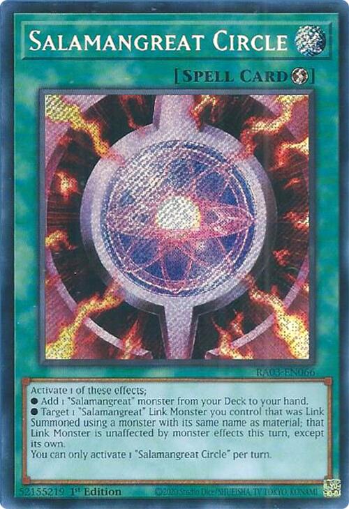 Salamangreat Circle (Secret Rare) [RA03-EN066] Secret Rare | Exor Games Truro