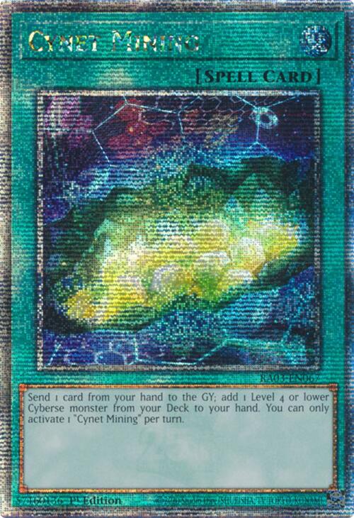 Cynet Mining (Quarter Century Secret Rare) [RA03-EN067] Quarter Century Secret Rare | Exor Games Truro