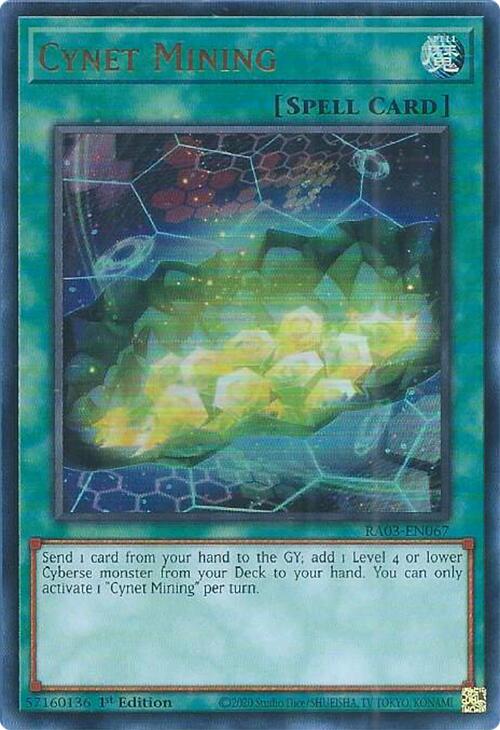 Cynet Mining (UR) [RA03-EN067] Ultra Rare | Exor Games Truro