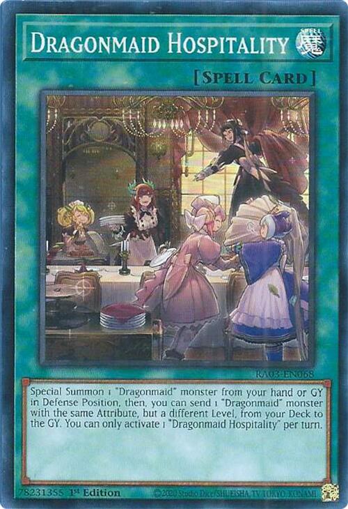 Dragonmaid Hospitality [RA03-EN068] Super Rare | Exor Games Truro