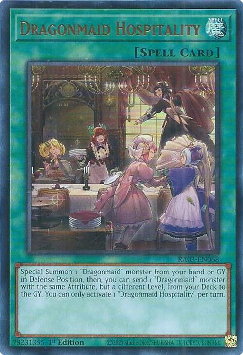 Dragonmaid Hospitality (UR) [RA03-EN068] Ultra Rare | Exor Games Truro