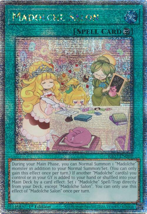 Madolche Salon (Quarter Century Secret Rare) [RA03-EN069] Quarter Century Secret Rare | Exor Games Truro