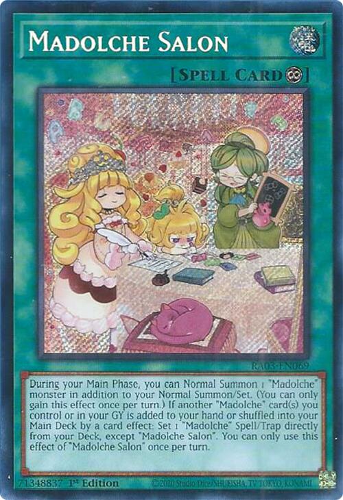 Madolche Salon (Secret Rare) [RA03-EN069] Secret Rare | Exor Games Truro