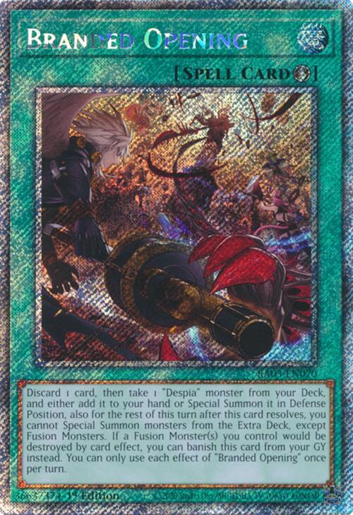Branded Opening (Platinum Secret Rare) [RA03-EN070] Platinum Secret Rare | Exor Games Truro
