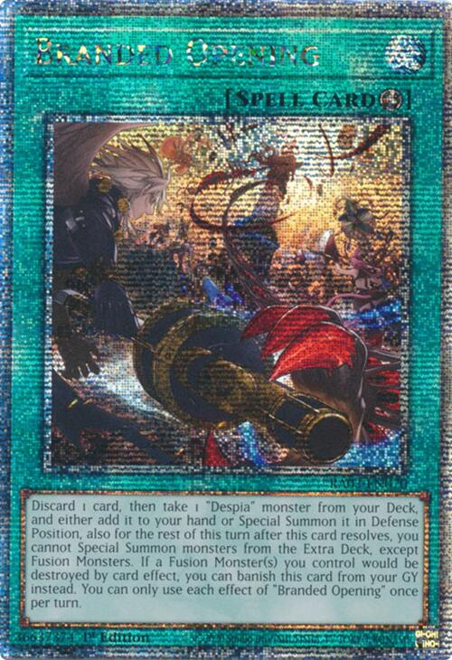 Branded Opening (Quarter Century Secret Rare) [RA03-EN070] Quarter Century Secret Rare | Exor Games Truro